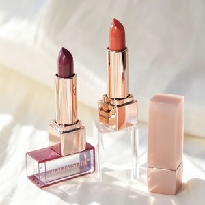 Miaozikou Peach Clear Square Lipstick