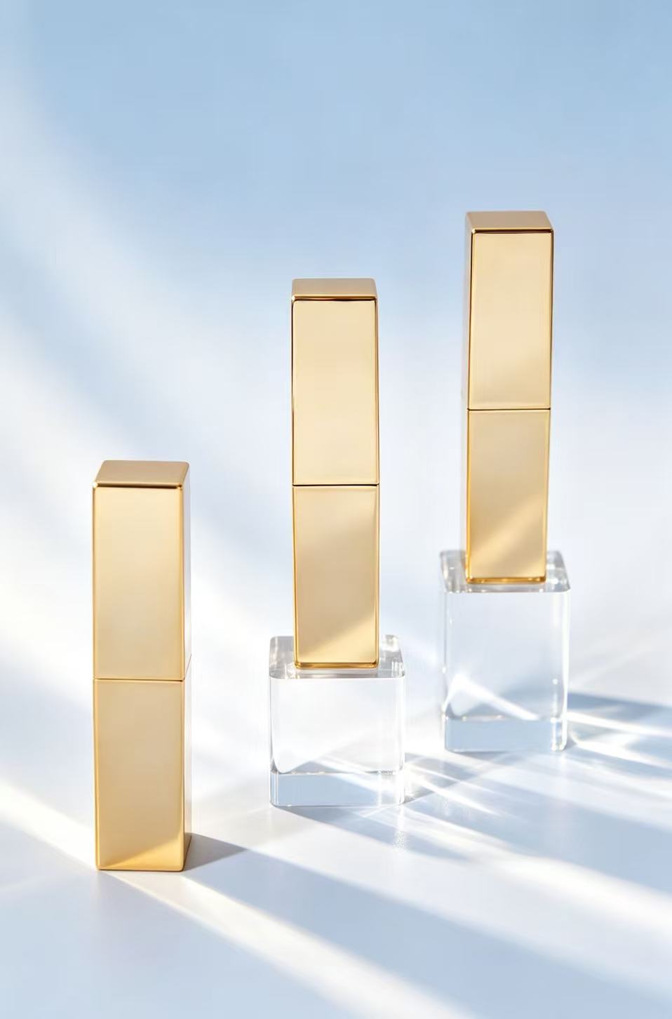 Miaozikou Gilded Clear Square Tube Lipstick